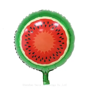 Wholesale Summer Fruit Aluminum Foil Balloons Watermelon Strawberry Orange for Birthday Party Themed Decorations thumbnail-1