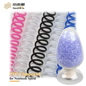 Plastic Material Binding Supplies PVC Plastic Spiral Coil Spring for Binding PVC Compound Granules thumbnail-2