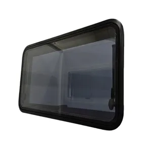 MAYGOOD Factory Supply MG20RW ECE Certificated Flat Radius Corner RV Caravan Trailer Acrylic Glass Window thumbnail-3