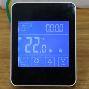 220V Modern Design Hotel Floor Heating Thermostat Easy Install Adjustable Thermostat for Hotel Floor Heating System thumbnail-5