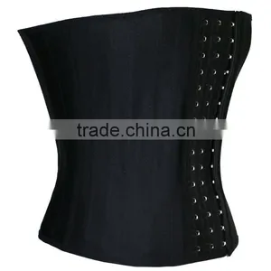 China 2016 Steel Boned Corset Latex/Spandex Waist Cincher Waist Trainer For Women and Man thumbnail-5