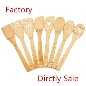 6pcs Bamboo Utensil Set,bamboo Kitchen Tools on Sale,kitchenware thumbnail-2
