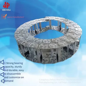 Steel and Aluminum Drag Chains for Mechanical Conveyance, Metal Tank Chains thumbnail-1