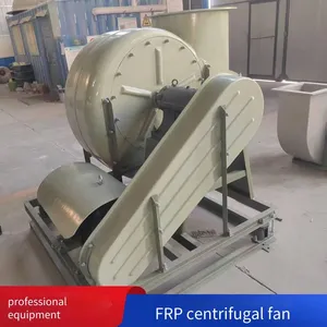 F4-72 Fiberglass Reinforced Plastic Centrifugal Fan, Corrosion-resistant With High Air Volume, Industrial and Chemical Deodorizing Induced Draft Fan, Timely Delivery thumbnail-4