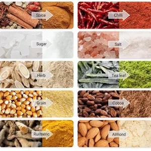 2025 Hot Chili/Anise/Coffee Beans/Cereals/ Spice Grinder Machine Turmeric Powder Grinder Turmeric Grinding Machine of Food Processing Machinery thumbnail-5