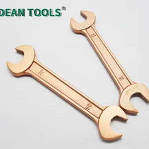 Oil Refinery Use Non-Sparking Double Open End Wrench 16x18mm Aluminum Bronze Explosion-Proof thumbnail-1