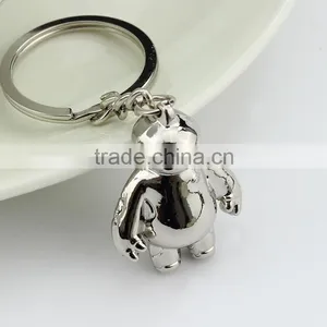 Robot Zinc Alloy Ultra Marines White Doll Pendant Metal Keychain thumbnail-6