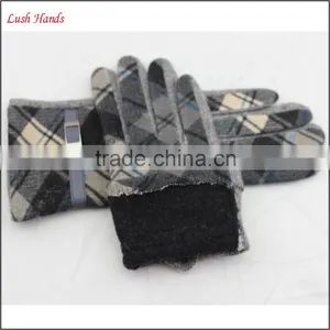 Ladies Wholesale Woolen Top Hand Gloves Women With Belt thumbnail-5