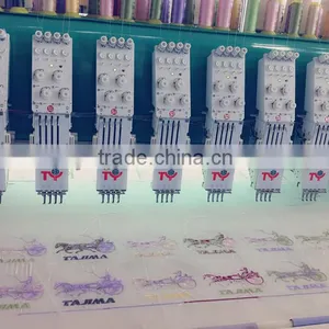 Multi-heads Flat Computerized Embroidery Machine With Cutter With Utc thumbnail-4