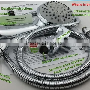 5Spray H5+ 2.5GPM Handheld Shower Head thumbnail-1