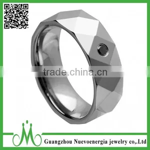 High Quality Black Rings Wholesale Tungsten Black Men Matte Rings Jewelry Size 6-18 thumbnail-6
