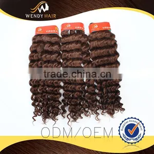 DEEP CURL 26 Inch Virgin Remy Peruvian Hair Weft With Most Popular thumbnail-1