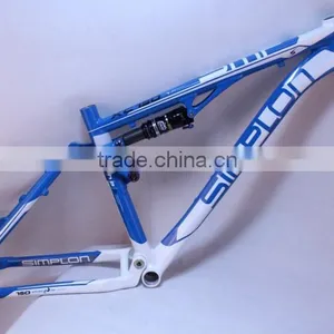 OEM Aluminum Suspension Bike Frame XC150 BIUE MADE IN CHINA thumbnail-1