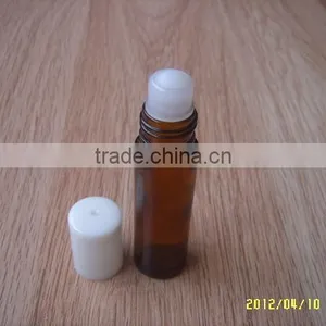 Amber Roll on 10ml Bottle,10ml Amber Roll on Bottle With Cap thumbnail-1