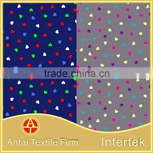 Printed Nylon Tricot Micro Fiber Fabric With Sweetie Honey Heart Design for Girl's Bra thumbnail-3