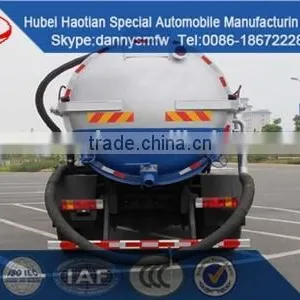 IVECO Vacuum Sewage Suction Truck Self Cleaning Tank Truck for Sale thumbnail-3