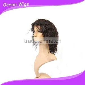 Human Hair Lace Wig, Body Wave, 12", Natural Color thumbnail-4
