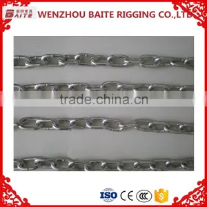 2016 CHINA MANUFACTURER STAINLESS STEEL DIN763 WELED CHAIN SHORT LINK CHAIN RIGGING HARDWARE thumbnail-2