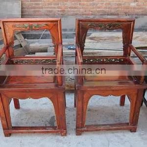High Quality Solid Wood Living Room Chair/Carved Living Room Chair/High Quality Recliner Chair thumbnail-1