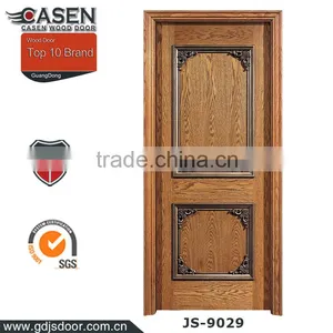 New Modern Design HDF Wood Door Single Swing Door Carving for Interior thumbnail-4