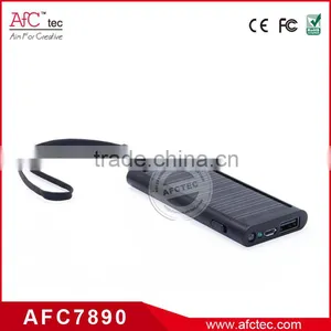 Hot Selling With Small Capacity 1200mAh Metal Led Light Solar Energy Mini Power Bank thumbnail-5