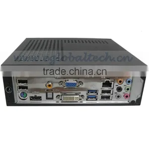 Small Size Fanless Computer, Thin Client AMD CPU, Network Computers VGA HDMIport 1080P Video Player thumbnail-1