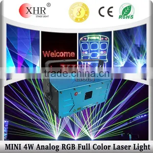 XHR New Mini Model Programmable Laser Light Show,4000mw Ilda Stage Rgb Laser Lights thumbnail-1