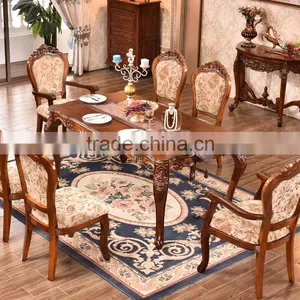 Commercial Furniture Antique Brown Wooden Restaurant Table Used Restaurant Table and Chair thumbnail-6