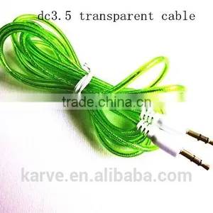 New Style Colorful Dc3.5 Transparent Cable thumbnail-1