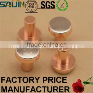 Supplier China Silver Oxide Contact Bimetal Button Rivet thumbnail-1