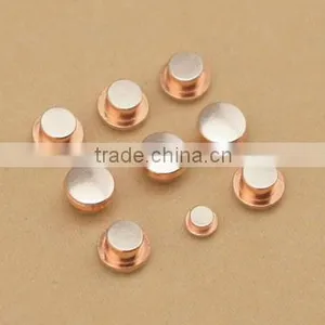 High Quality Silver Contact Point/electrical Tri-metal Rivet/moving Contact for Thermal Protector or Heater thumbnail-1