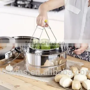 Arc Shape Steamer Pots With Capsuled Bottom thumbnail-3