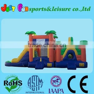 Adult Inflatable Obstacle Course, Jungle Obstacle Course Inflatable thumbnail-1