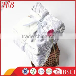 China Supplier Super Soft Fashion Printed Micro Mink Blanket and Back Sherpa Fleece Blanket thumbnail-2