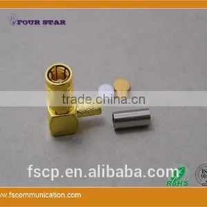 SMB Connector Female Crimp Right Angle for RG316 Cable thumbnail-3