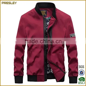 Presley Oem Winter Nylon Designer Men's Bomber Jackets Made in China thumbnail-2