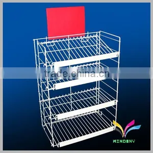 High Quality Online Retail Store Sturdy Metal Medicine Display Shelf thumbnail-2