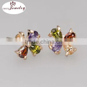 2016 High Polished Silver Flower Earring Design for Girls and Women thumbnail-1
