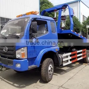 Blue Color 4*2 Forland Flatbed Tow Truck for Sale thumbnail-1