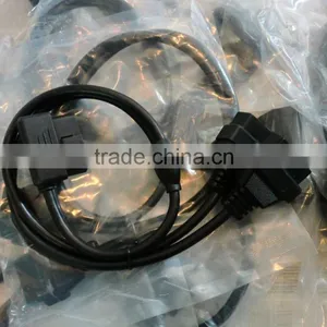 90 Degree J1962M to 2 J1962F Y Cable Right Angle Male to 2 Female Cable thumbnail-2