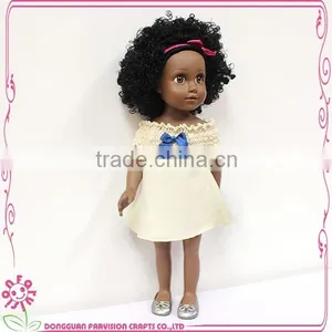 18 Inch Full Vinyl African Girl Dolls thumbnail-2