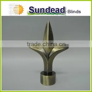 Stainless Steel Iron Chrome Alum Crystal Copper Satin Curtain Pole Curtain Accessory Wholesale Curtain thumbnail-1