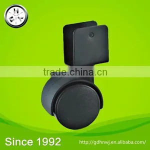 23 Years Manufacture Experience Factory U Braket Black Furniture Nylon Caster Without Brake for Computer Desk thumbnail-1