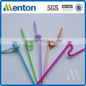 Hot Sale Colorful Food Grade Plastic Artistic Straw thumbnail-2