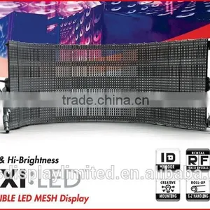 Flexible Led Display, Outdoor/Indoor Soft Curtain,9.375mm Smd, Ultra Slim, High Refresh thumbnail-1