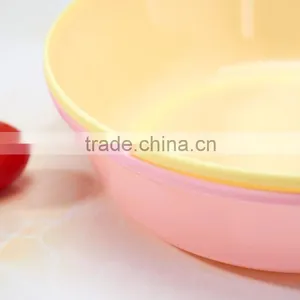 Colorful Plastic Salad Bowl /sugar Bowl /soup Bowl Fruit Storage Tableware Food Container thumbnail-6
