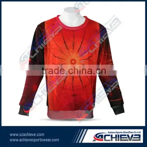 High Quality 100% Polyester Round Neck Sweatshirt thumbnail-1
