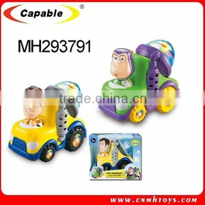 Bo Cartoon Engineering Car, Electric Car Toys thumbnail-1