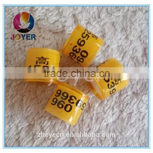 Beautiful Plastic Transparent Full Plastic Bands Cheapest Custom With Name Phone Photo Pigeon Ring thumbnail-3