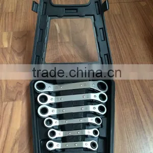 25 Degree Offset Head Reversible Ratchet Spanner Set thumbnail-2